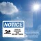 Signmission Swim At Your Own Risk We Can't Swim Sign With Symbol, 7 in W x Rectangle, Vinyl Decal OS-2PACK-NS-D-57-L-18516 - alternate 4